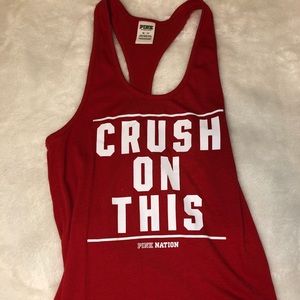 Pink running tank top!